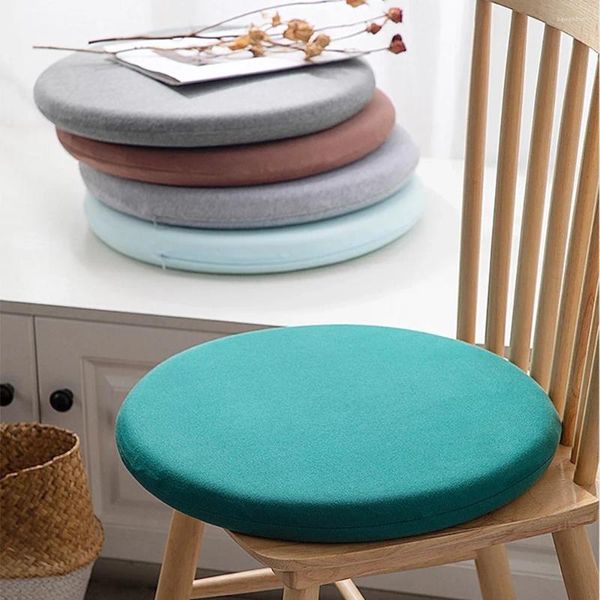 Cuscino Professional Solid Color Round Through Memory Foam Dining sedia a quattro stagioni universali Cojin Relaxing Cojin