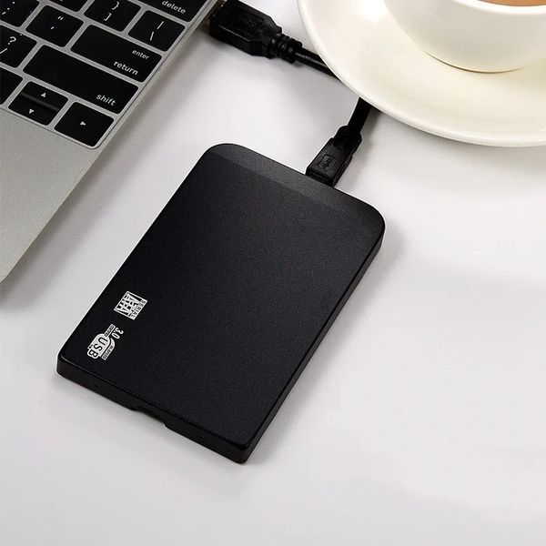 Alüminyum Alaşım SATA'dan Mini USB 2.0 HDD KASA 2.5 inç Sabit Disk Sürücü Muhafaza Taşınabilir Harici SSD Kutusu Desteği 2 TB