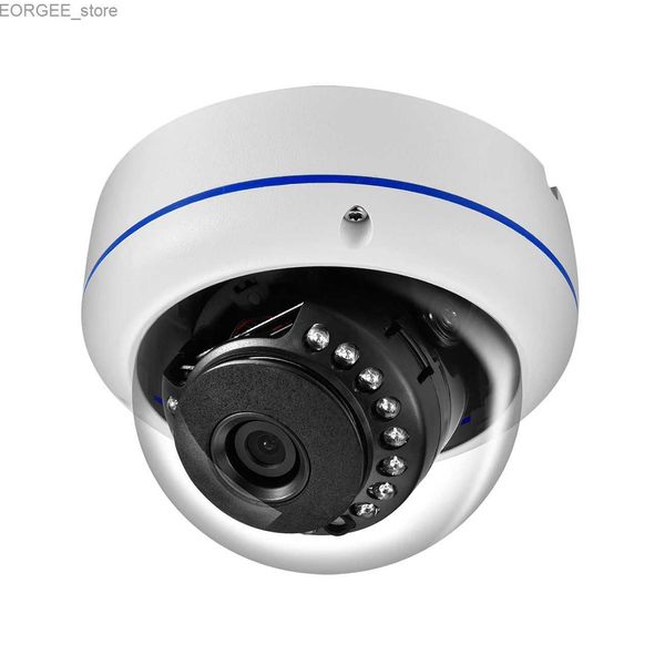 Outras câmeras de CCTV Azishn H.265 5mp 3mp 2mp Câmera IP Câmera Vandalproof Security PTP Alert 15ir Domem metal Câmera de vigilância à prova d'água Xmeye Y240403