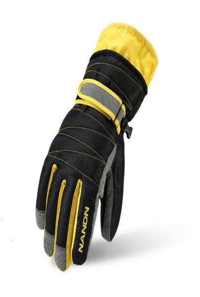 Nandn Winter Outdoor Sport Ski Snowboard Snow Handschuh Erwachsene Kinder Ski -Handschuhe winddichte Wasserdichte reitend warmes Baumwollhandschuh12654937