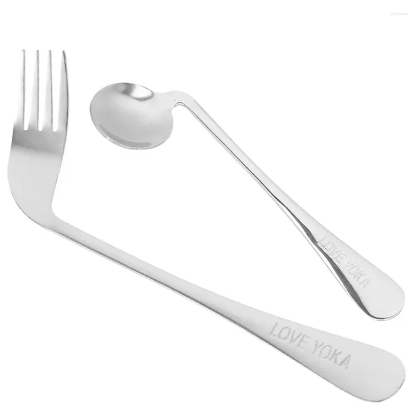 Posate usa e getta per posate vecchie olbow cucchiaio cucchiaio in acciaio inossidabile cucchiai piccoli anziani anziani anziani