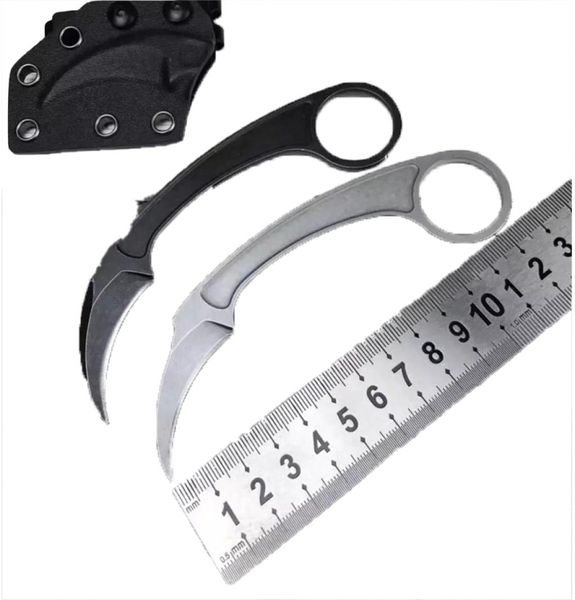 Nuovo arrivo di alta qualità Bastinelli Tactical Knives 440C Lama in pietra Manico in acciaio a tangenziale pieno manico a lama fissa Knife 4108699