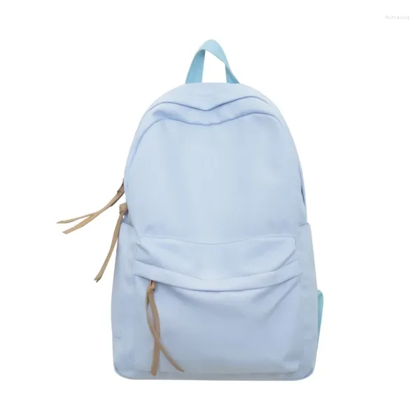 BASSO SCHOOL BACKPACK DONNE DONNE NYLON BASSO FASHITTURA PER LAPPOT FEMMA FEMMILE STUDGE