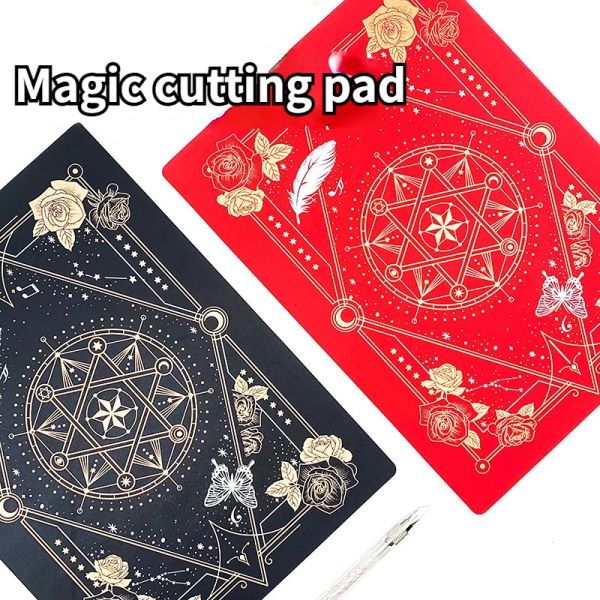 MATS A4/A5 Black Gold Magic Array Cutting Craft Craft Craft Fabric Couro de papel de corte Pad Pad Pad Pad Ofreter