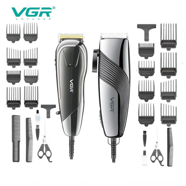 CLIPPERS VGR CHIPPER CLIPPER PROFISSIONAL MÁQUINA DE CABELO DE CABELO DE CABELO AJUSTÁVEL CABELO CABELO DE CABELO DE CABELO DE CABELO DE CAVIO DE CORTE com fio Para Men v127