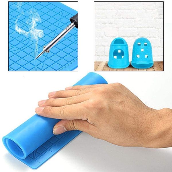 Трансграничная горячая ручка для 3D-печати, силиконовый дизайнерский коврик для творчества, силиконовый шаблон для рисования «сделай сам», с термозащитным чехлом для пальцев