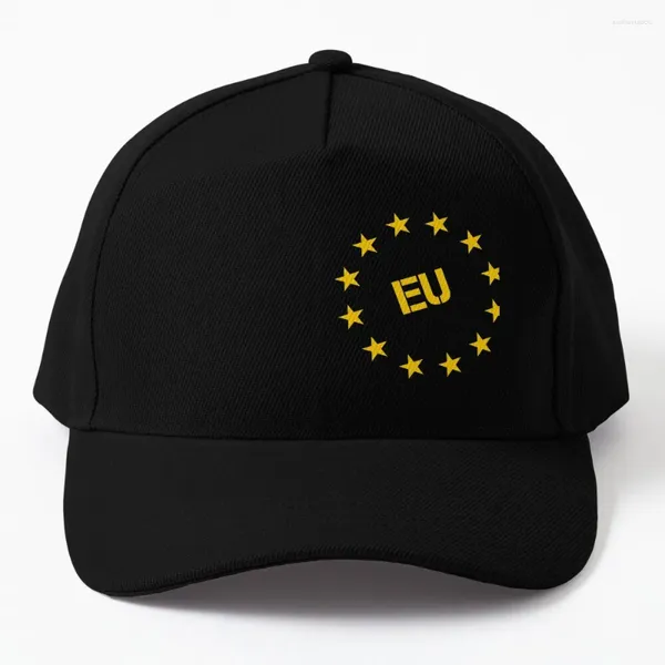 Ball Caps Eu Europe Europe European Union Baseball Cap Party Hats Sports Hat для мужчин Женщины