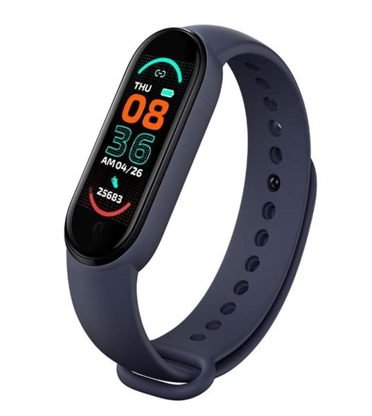 Smart Band 6 Smart Wrists Tracker Bracelet Bracelet à prova d'água Frequência cardíaca Smartwatch Monitore a tela OLED de oxigênio no sangue para Huawei xiaomi9359121