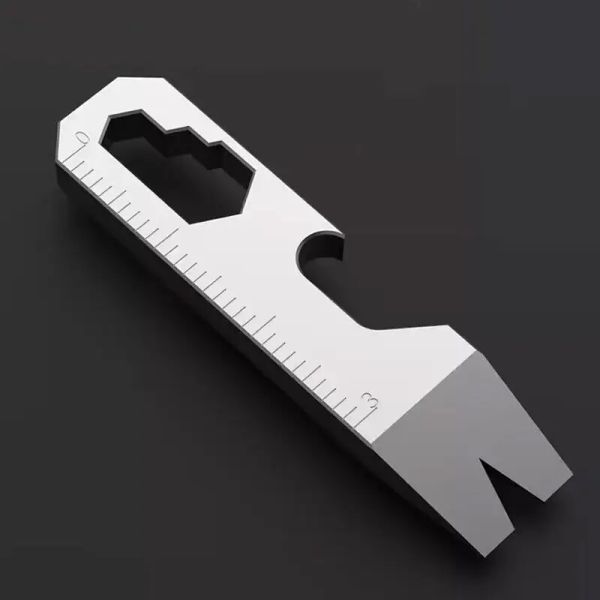 Werkzeuge Mini TC4 Titaniumlegierung Keychain Pry Bar EDC Crowbar Flaschenöffner Multi -Werkzeuge