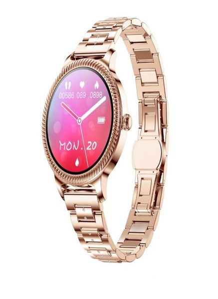 Ak38 Ladies Smart Watch for Women Star Diamond IP68 Pressione arteriosa della frequenza cardiaca impermeabile 1 09 HD Girl Gift Bracelet257O925745