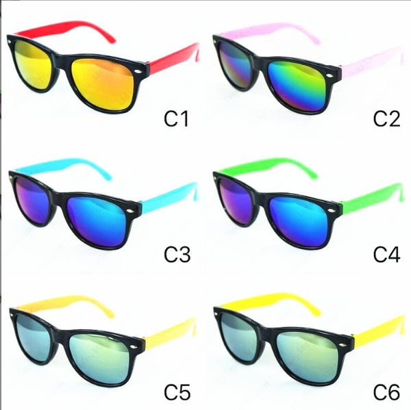 2024 occhiali da sole ragazzi ragazzi ragazzi bambini all'ingrosso occhiali da sole PC UV Protezione occhiali Eyewear di alta qualità