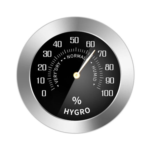 Termômetro de carro / higrômetro Mini Tipo de discagem analógica Medidor de temperatura de umidade