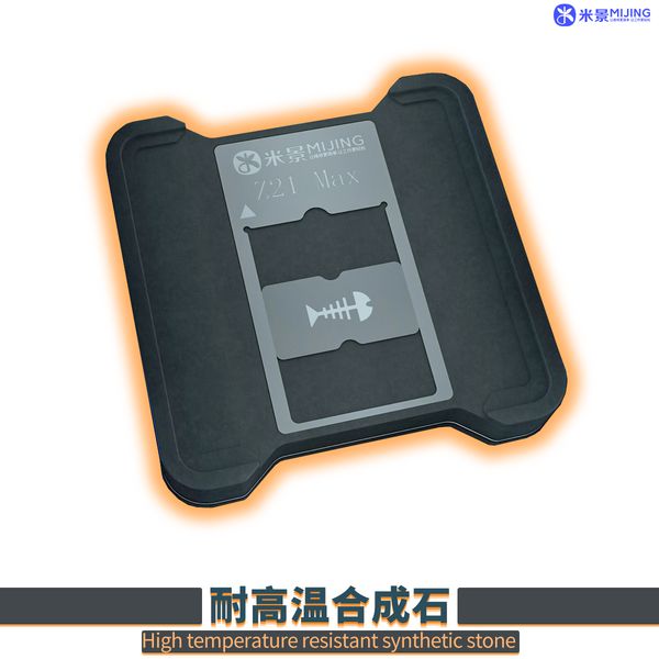 Mijing Z21 Max Universal CPU-Schablonen-Schablonen-Plattform für das iPhone A8-A16 Android Phone IC-Chip-Planting Tin Template Fixture