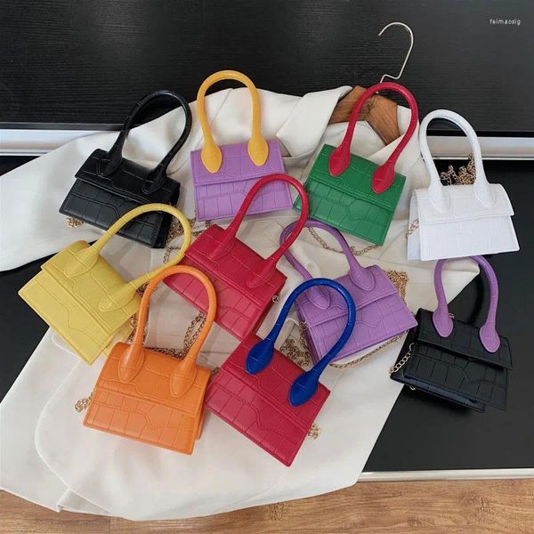 Сумка супер мини -каменной рисунок Женская кожаная женская дизайнерская дизайнерская сумочка и кошелек