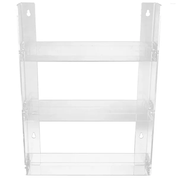 Placas decorativas montadas na parede rack de fumaça prateleira transparente pequena vitrine supermercado claro vitrine acrílico