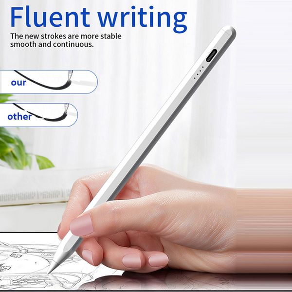 Touch Tela Capacition Pencil Profissional Tablet Tablet Pen ativo caneta para a superfície do iPad Apple