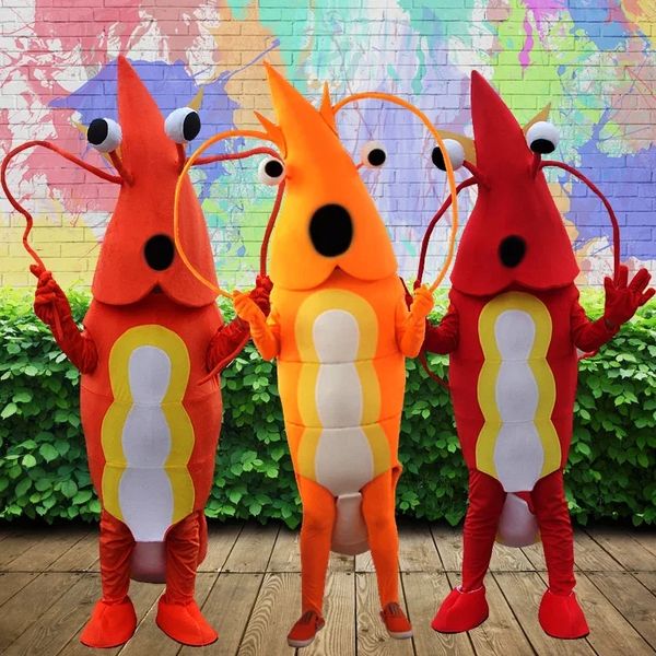 2024 Crayfish Cartoon Mascot Costum