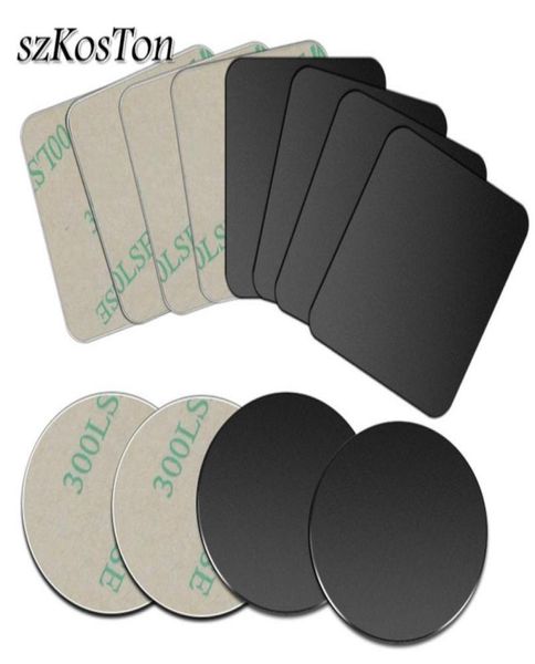 Accessori mobili Toldi mobili Amp S Metal con piastra adesiva IC Auto Sheets Circular Square per Magnet Stand6405976