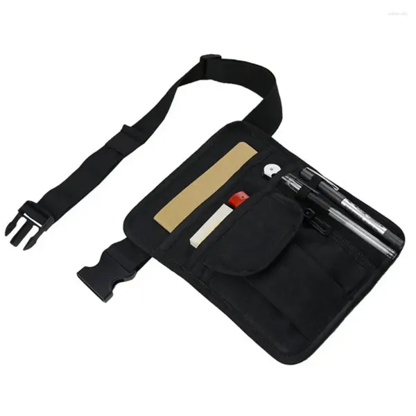 Bolsas de armazenamento Look Polished Server Fanny Pack Capacidade Bolsa de cintura Correia ajustável Fase de fita de fixador de limpeza para servidores