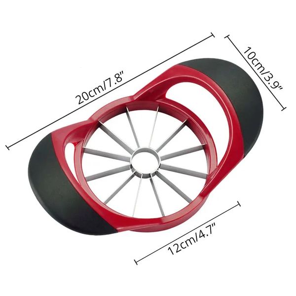 2024 Apple Slicer Upgrade der Version 12-Blatt großer Apple Corer Edelstahl Ultra-sharp Apfelschneider für Frauen Weihnachten-für Apple-für Apfel