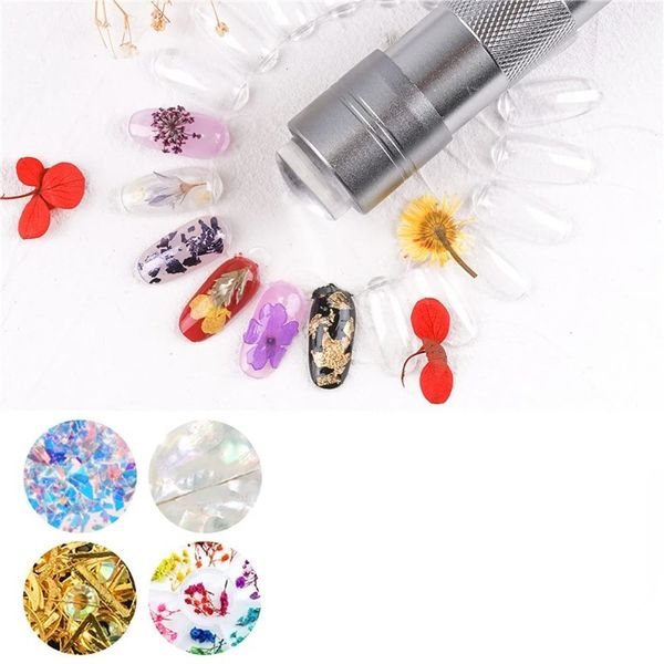 2024 Nail art portatile UV Light Light Uv Lampada con gelatina Silico Stamper Nail Art Stampla Stampa Lampada a manicure a secco rapido - per