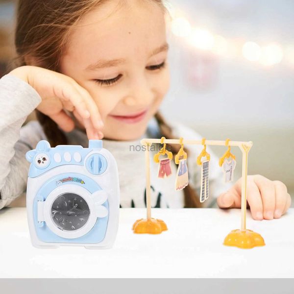 Cozinhas jogam alimentos mini máquina de lavar máquina infantil roller de brinquedo jogando casa vire kids kids-reproduce uple uplas de brincadeira lavadora de casa 2443