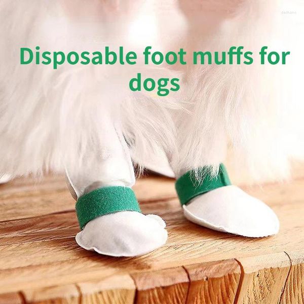 Küçük Köpekler İçin Köpek Giyim Ayakkabıları Tek Kullanımlık Ayakkabı, Toprak geçirmez Ayak Yürüyüş Çorapları Su geçirmez Slip Slip