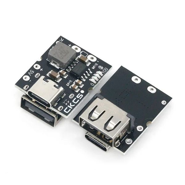 Type-C USB 5V 2A Boost Convertitore Modulo di alimentazione Step-Up Modulo di ricarica Litio Protezione Display USB per caricatore fai-da-te