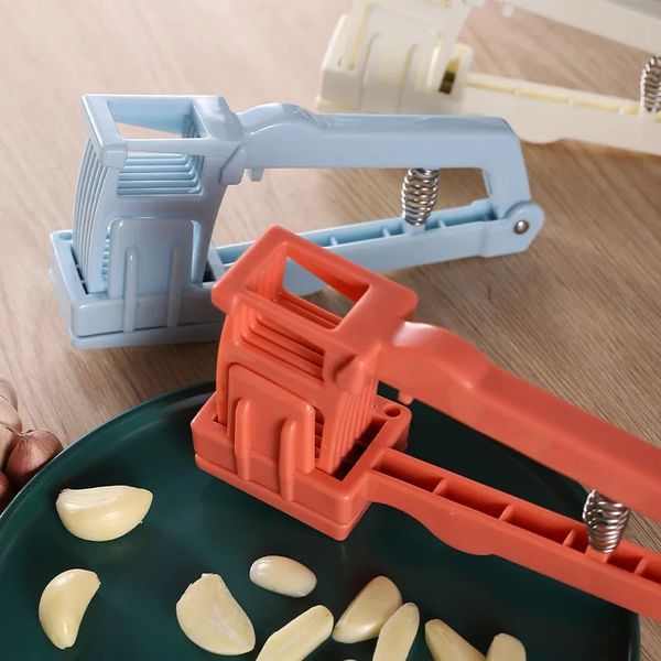 2024 Aglio Cutter Ginger Premette Strumento di macinatura in plastica Mestino maschera da cucina Signa