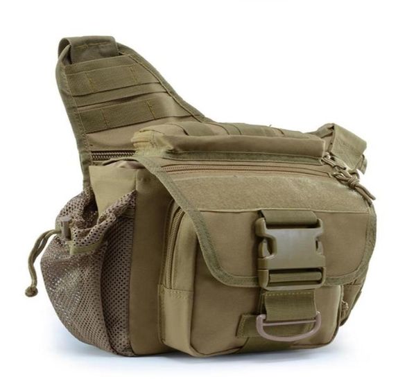 Exército de escalada ao ar livre camping caminhada tática sling backpack ombro bolsa de sela câmeras câmeras câmeras caçador6640633