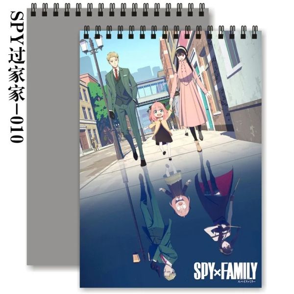 Notebooks Anime Spy X Famiglia A4 Sketchbook Anya Yor Loid Forger Drawn Drawn Book for Draw Notebook Student Stationery School Supplies