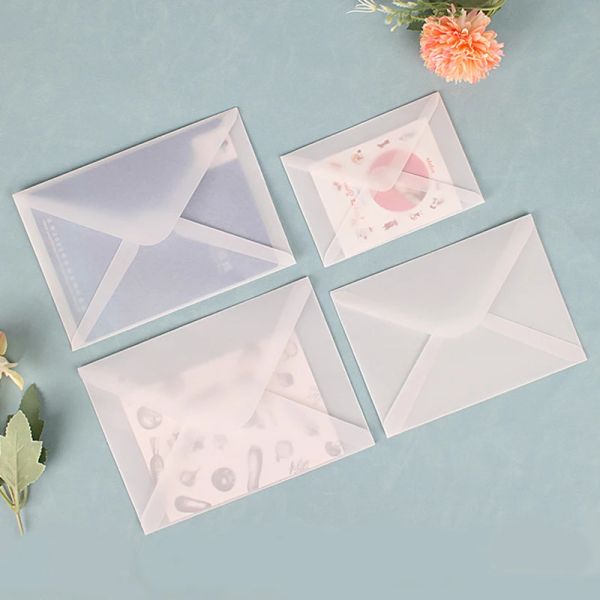 Envelopes 50pcs/envelope translúcido em lote