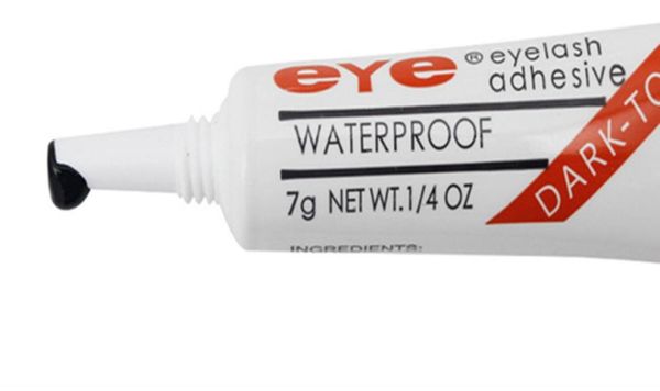 Drop Eye Lash Kleber Schwarzweißes Make -up Kleber wasserdichte falsche Wimpern Klebstoffe Kleber weiß und schwarz verfügbare Dropshi1781948