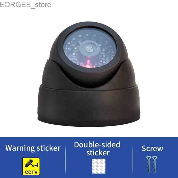 Outras câmeras CCTV 1PC Câmera falsa de câmera LED Light Câmera Câmera Câmera Câmera Realista Dummy Fake Segurança Monitor de Câmera Segurança de Vigilância Y240403