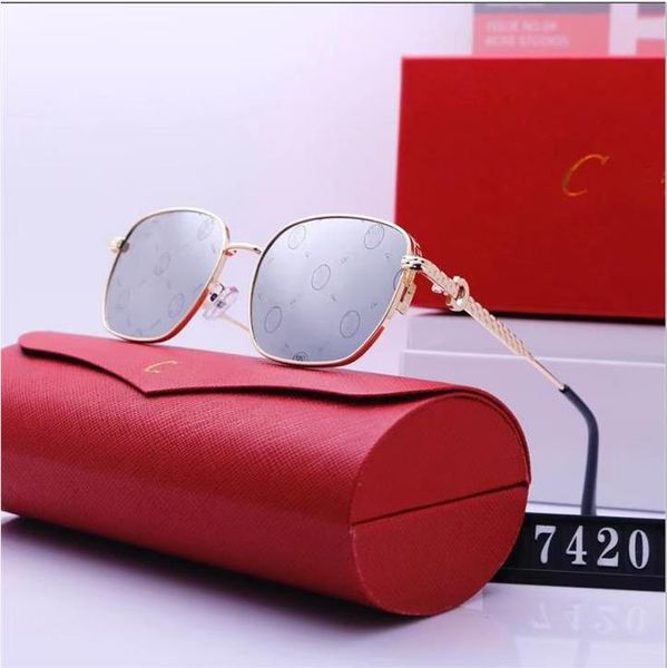 Designer Carter for Women Hot Millions Mens Glass Catier Assoluti Oscure Mijia Path Occhiali da sole Full Frame Design vintage MILLIOIO 1.1 Occhiali da sole