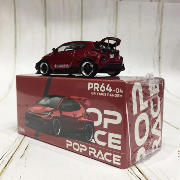 Pop gara 1:64 modella auto grvem rocket coniglietto rosso-metal