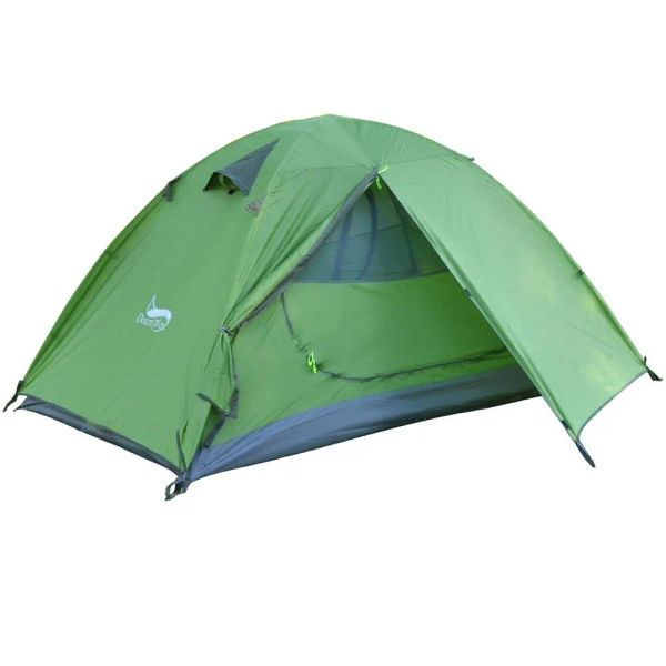 Shelters Desert Fox Tenda impermeabile per 2 persone Tende da trekking per 3 stagioni con zaino in spalla per campeggio Tenda da viaggio da spiaggia a doppio strato