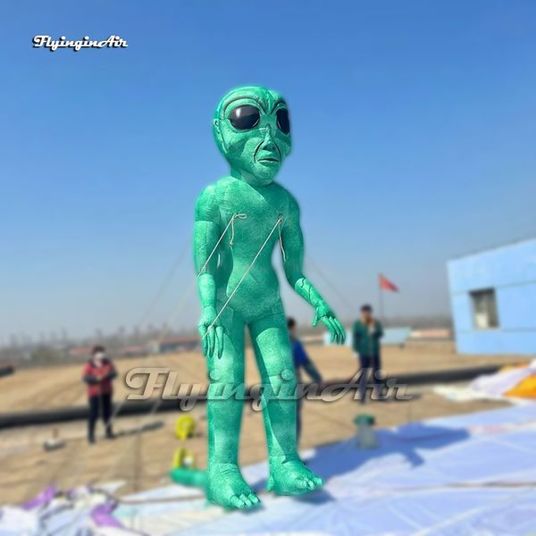 Fantastic Green Grande grande pires alienígenas infláveis ​​Modelo de ficção científica Modelo Seres Inteligentes Aérafilão E.T. Para evento