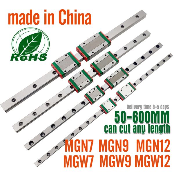 Fotografia 1 Guia linear+1 Impressora 3D Parte MGN7C MGN9C MGN12H MGN15C SLIDE DE TRILO LINEAR MINIATURA MGN7H MGN12C300/350/400MMMGN9H