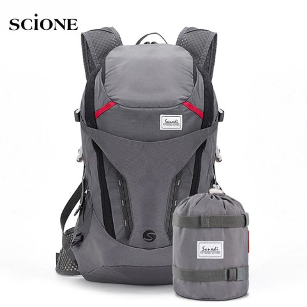 Taschen Leichtes Rucksack faltbarer Taschen Camping Klappe ultraleichte Outdoor -Sportwanderungs -Travel -Camping -Taschen Wanderschule Xa228aa