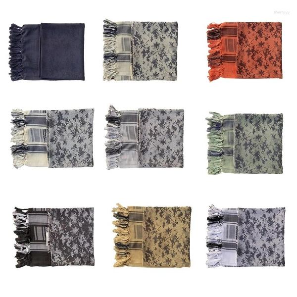 Lenços Táticas militares Lenço para a camuflagem ao ar livre Mesh pescoço de caminhada para caminhada Motocicleta Headwrap Riding