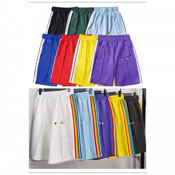 Herren -Shorts Designer Hosen Retro Regenbogenband Streifen Pant Casual Sports Shorts Designer Kurzlose Street Tragen Sie Jogging Jogginghose Streetwear Kleidung