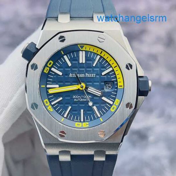 Athleisure AP Armband Watch Royal Oak Offshore Serie 15710st Herren Datum Deep Dive 300 Meter 42 mm Automatische mechanische Uhr