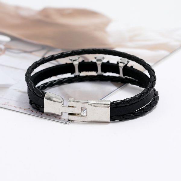 Charm Bracelets Fashion Design Tag String Verstellbares Lederarmband Armband Armreifen Manschette für Frauen Männer Schmuck Will und Sandy d Dr ot476