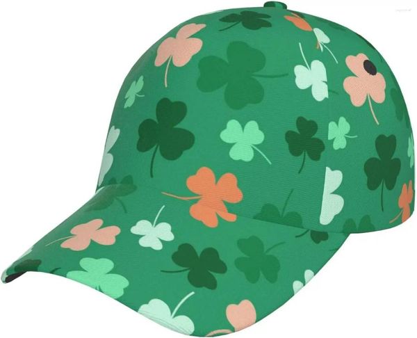 Ballkappen süße Shamrock -Hut Männer Frauen verstellbarer St. Patrick's Day Baseball Cap Dad Outdoor Clover