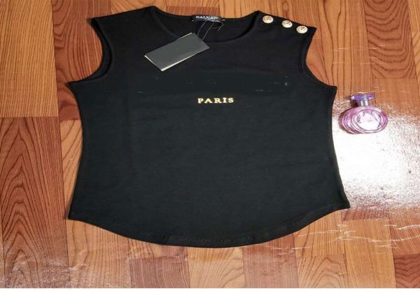 Fashion Golden Paris Tshirts for Women Letter Print Tur