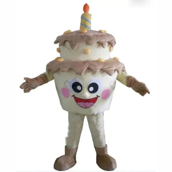 2024 super fofo mascote de bolo Festas de aniversário Fantas de Natal AD AD APAREL