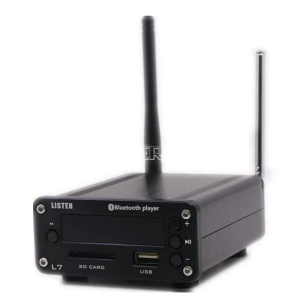 S L7 HIFI Bluetooth 5.0 Decodificatore Ape perdita di musica Music Player Mini Preamplifier supporta UDisk SD FM Radio