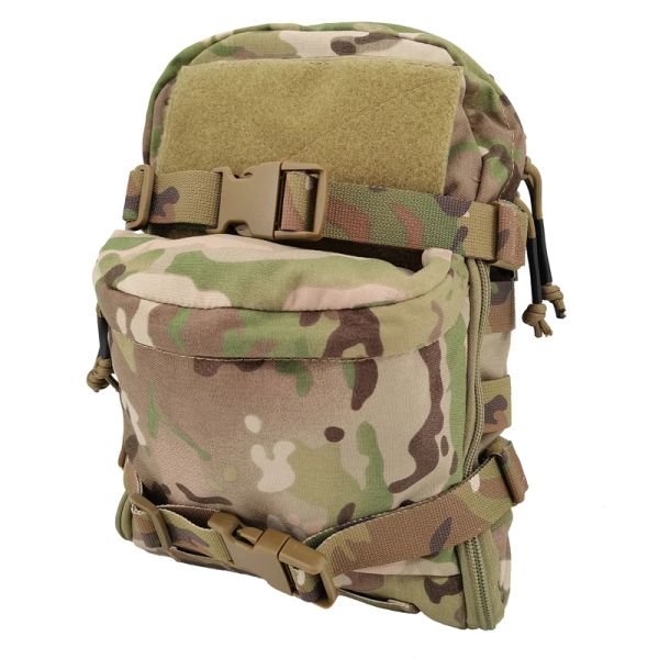 Bolsas de hidratação tática Backpack Assault Militar de Assault EDC Molle Pouch Outdoor Hunting Airsoft Vest Acessório 500D Gear de bolsa de água