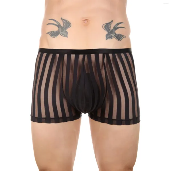 Calcinha feminina boxers masculinos sexy entre banda respirável expresso homens cueca todos os algodão, algodão masculino grande para